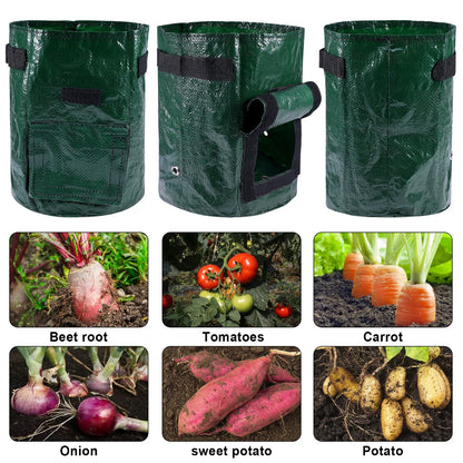 Potatoes Grow Bags 3/5/10 Gallon Gardening Plant Growing Bags for Potato Tomato Carrot & Other Vegetable Planter Container