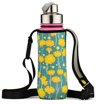 Custom Tumbler Sleeve Case With Shoulder Strap