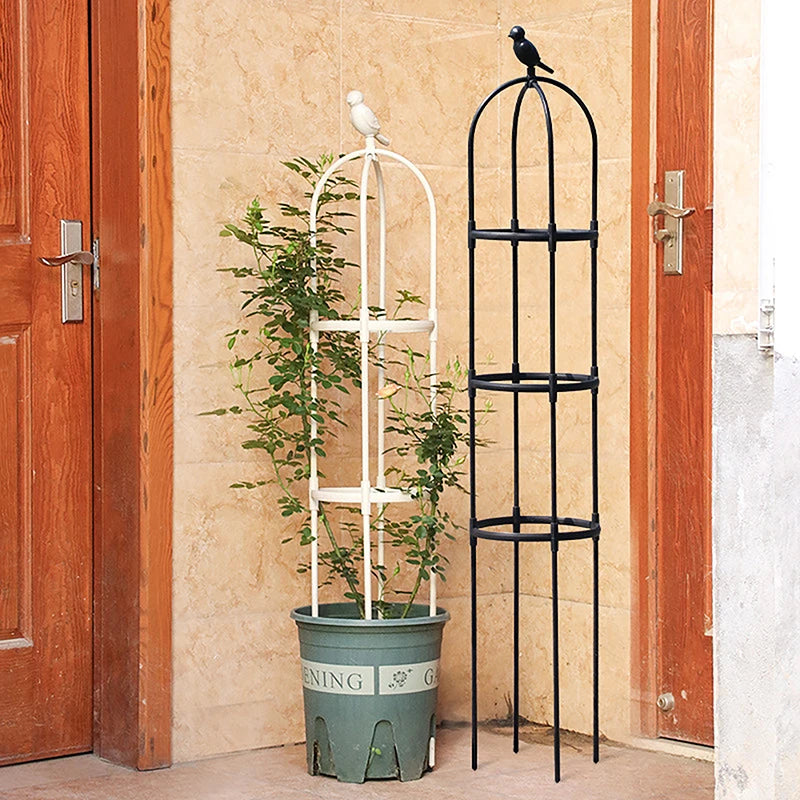 1Set Climbing Plant Trellis Garden Support Cages For Flowers Plants Support Frame Trellis Climbing DIY Flower Vines Pot Stand